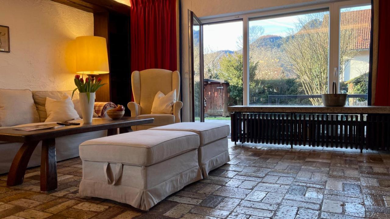Large Holiday Apartment With Sauna, Terrace, Garden And Open Fireplace Lenggries Dış mekan fotoğraf