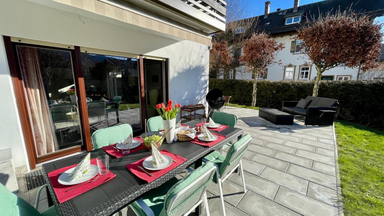 Large Holiday Apartment With Sauna, Terrace, Garden And Open Fireplace Lenggries Dış mekan fotoğraf